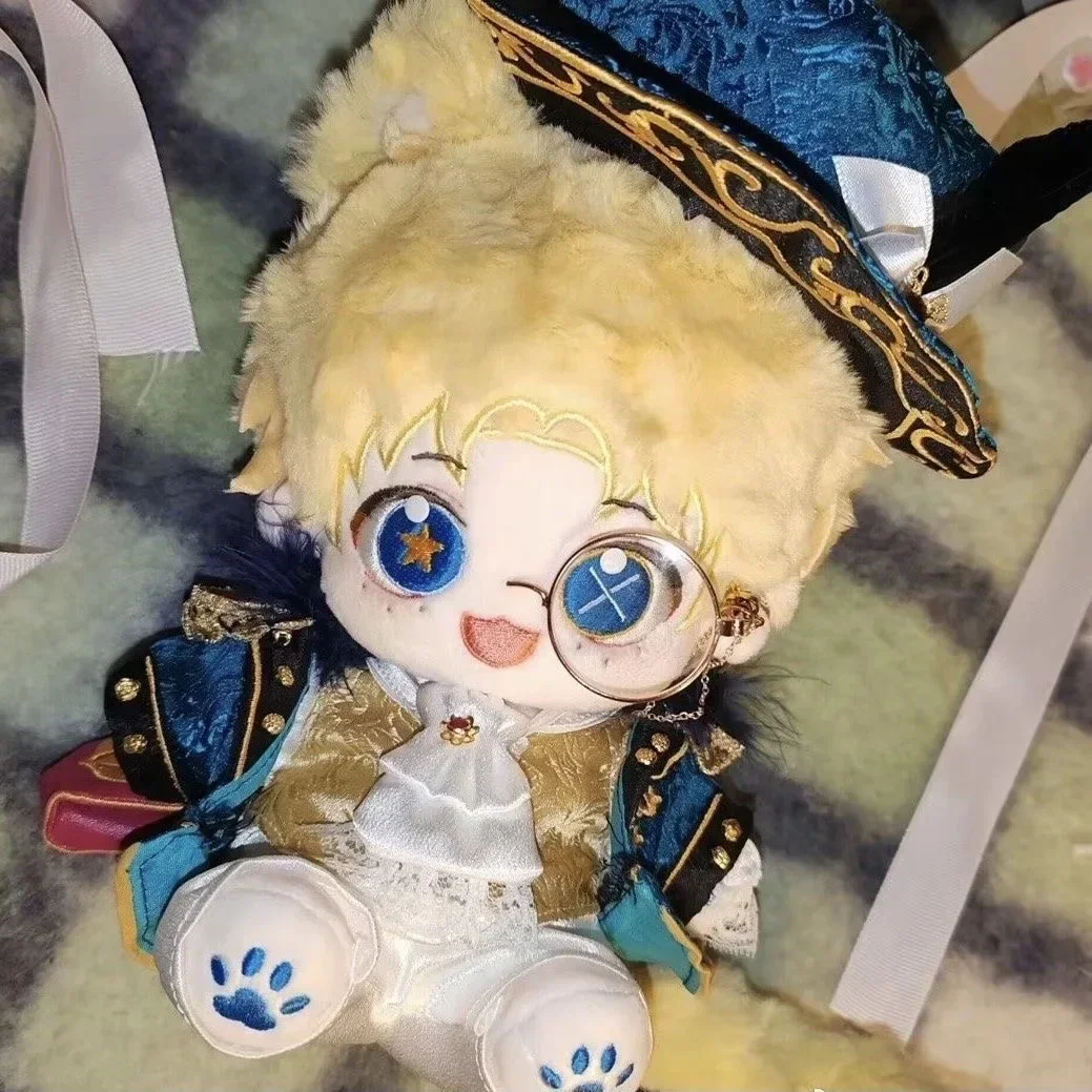 

Game Identity V Mike Morton Acrobat Cute Plush Doll Cotton Body 20cm Dress Up Clothes Outfit Stuffed Toys Cosplay Plushie Gift