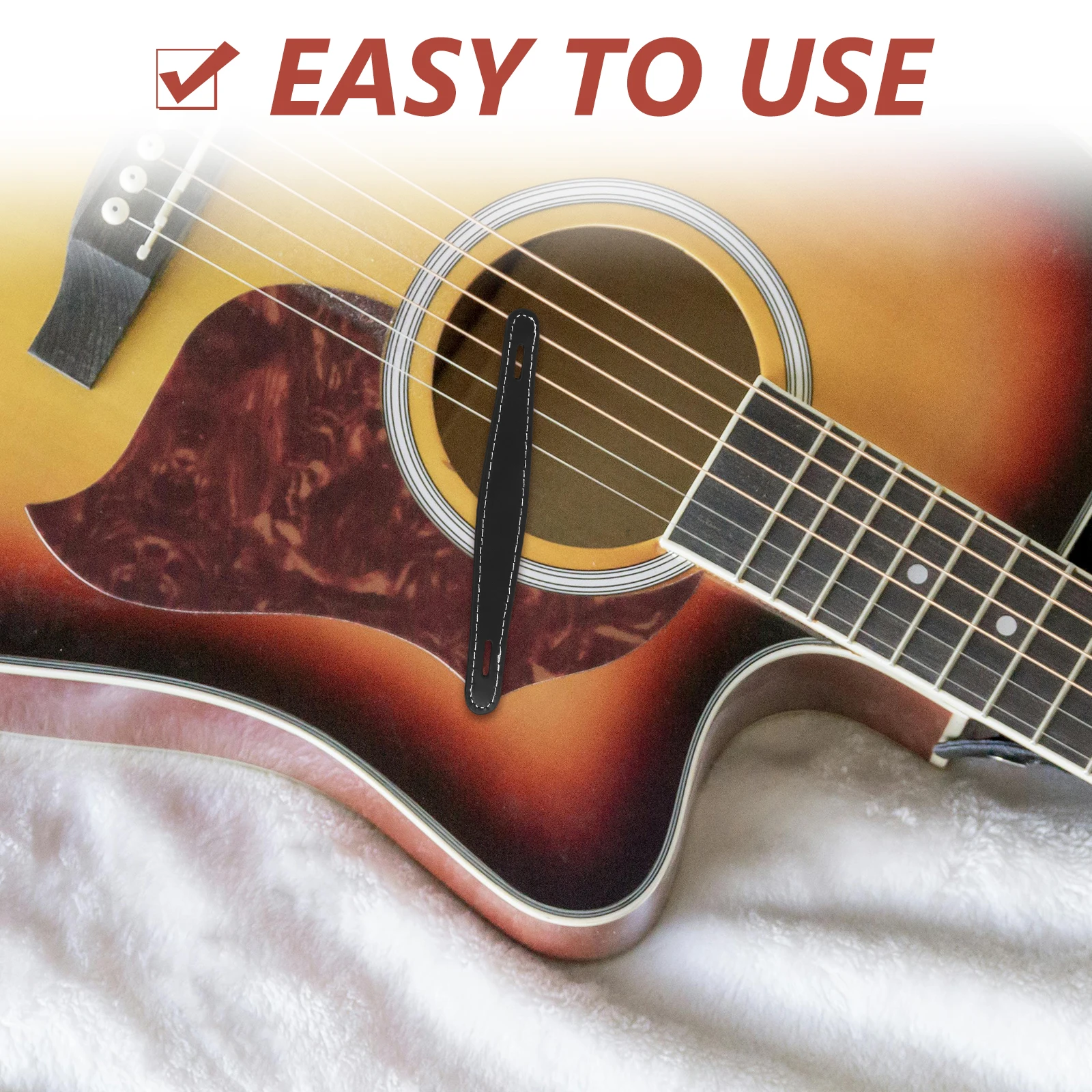 

Guitar Amplifier Handle Cowhide Strap Speaker Cabinet Pull Outdoor Amplifier Carry Handle Zinc Alloy Buckle