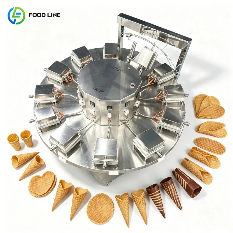 Wafer Tube Machine Commercial Automatic Crispy Roll Wafer Stick Making Machine Factory Equipment Customized