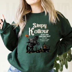 Halloween Horror Sweatshirt Retro Halloween Shirt Sleepy Hollow Sweater Headless Horseman Shirts Fall Halloween Sweatshirt