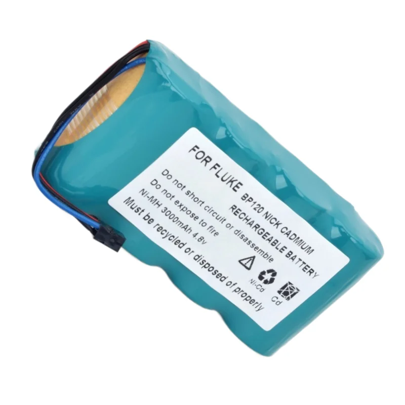 For Fluke Biomedical Corp 43B 43 123 123S BP-120 BP123 BP123S Brand New High Quality BP120 4.8V 3000mAh Replacement Battery