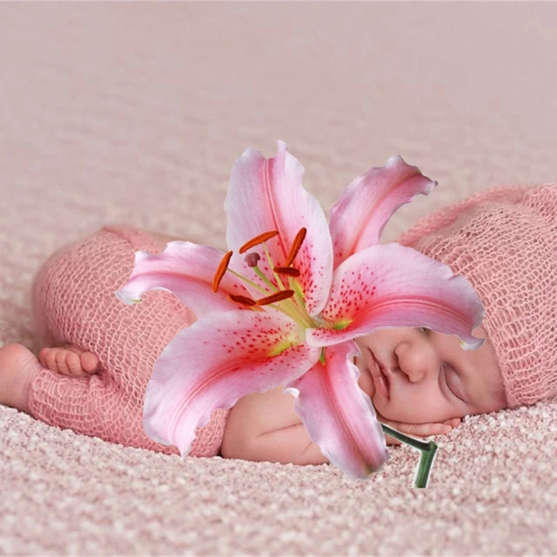 Newborns Shower Gift Mohair Jumpsuit Headwrap Photography Costume Dropship