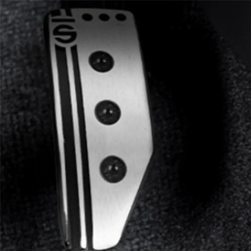 AB56-Car Aluminum Alloy Pedal Rest Pedal Accelerator Pedal Clutch Pedal Cover Formanual Transmission Car Pedals