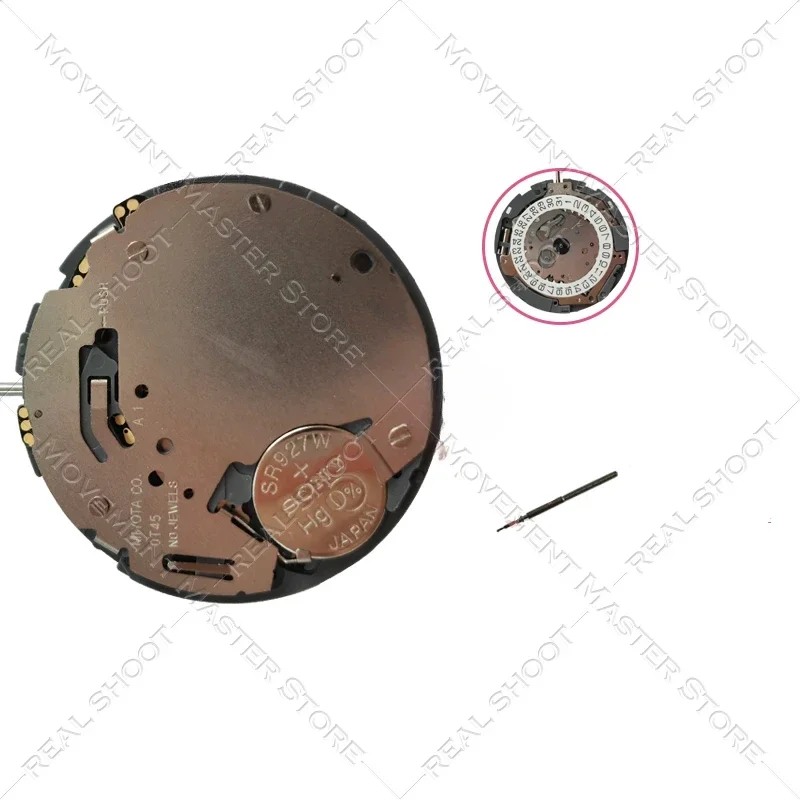 Original Brand New Japanese MIYOTA OT45 Quartz Movement Date At 3 2Hands 6 O'clock Small Second Watch Movement Accessories