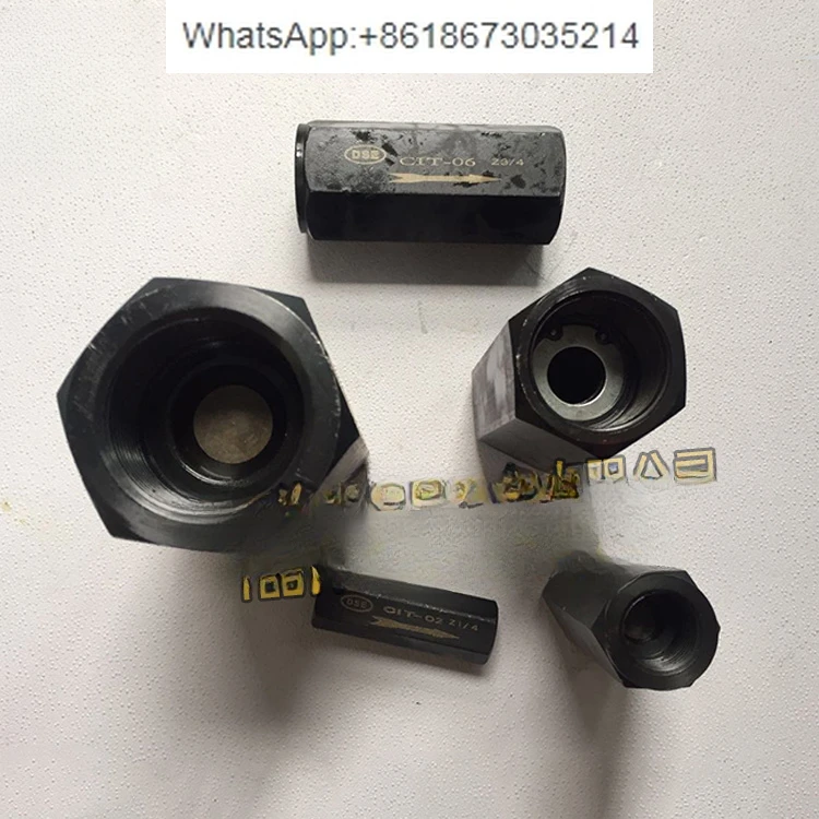 Tubular Through Check Valve CIT-02 CIT-03 CIT-04 CIT-06 CIT-08 CIT-10 12