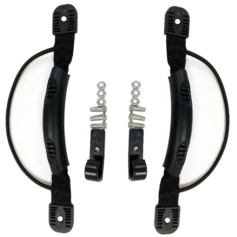 2 pcs Kayaks Handle Kits Boat Handle Rubber Boat Side Mount Carry Handles Fitting Luggage Handles