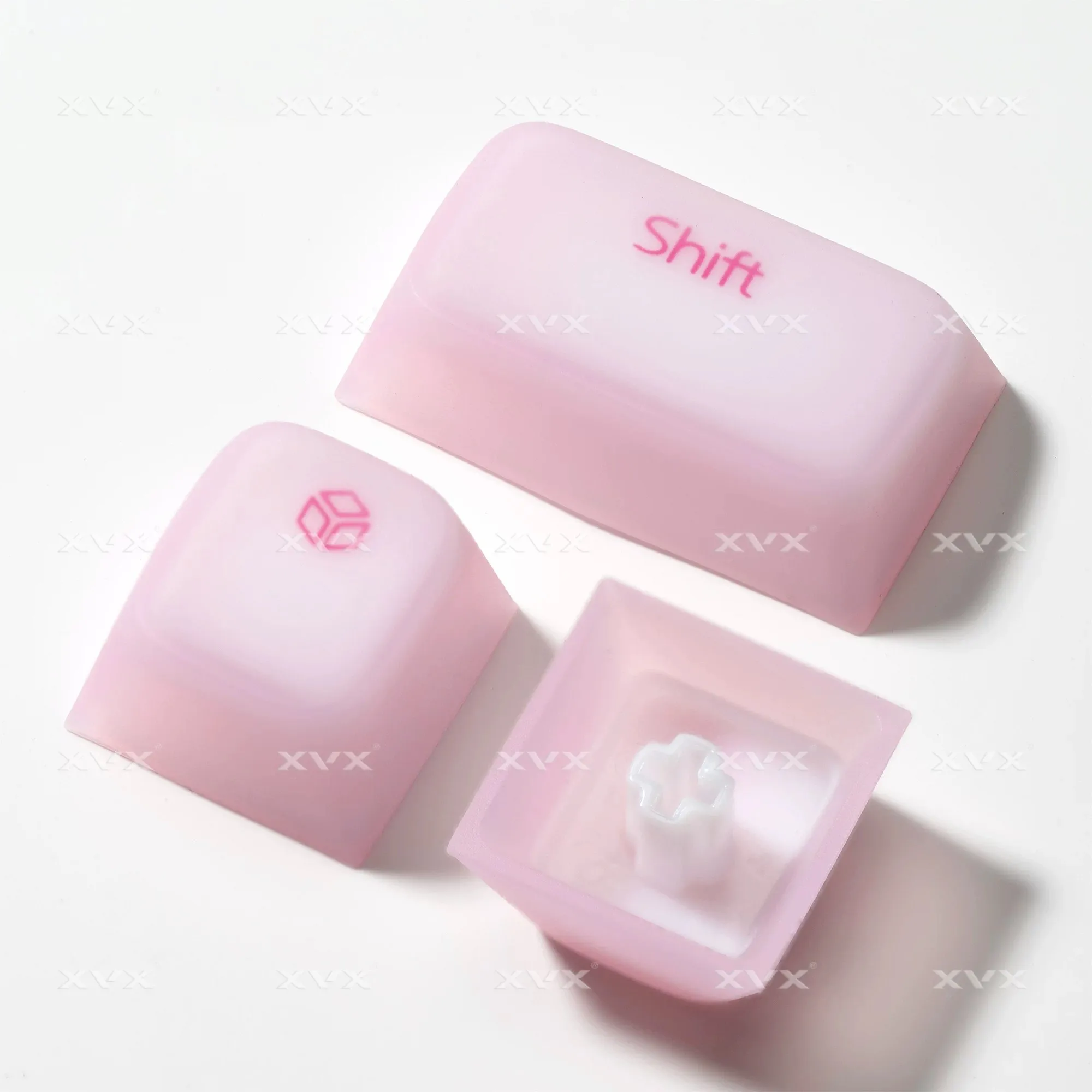 Pink White Soft Silicone Keycaps Cute Cat 113 Key Cherry Profile Key Caps For Cross Switch Mechanical Keyboard Ajazz Ak820