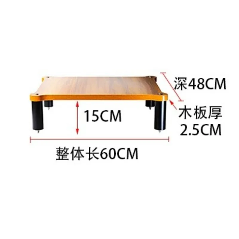 for HIFI Solid Wood Audio Speaker shelf Amplifier Cabinet Projector Shock Absorber Rack