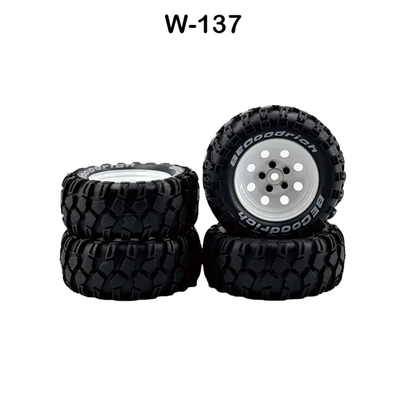 1/16 MJX 1/16 16207 16208 16209 H16 1/14 14209 14210 4 Uds 93mm rueda de goma neumático RC piezas de mejora de coche