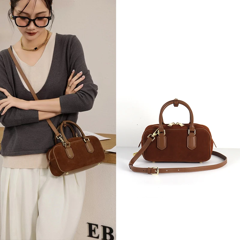 

Женская повседневная сумка через плечо в стиле ретро из воловьей кожи, женские сумки на плечо из натуральной коровьей кожи, женские модные трендовые мягкие сумки для женщин