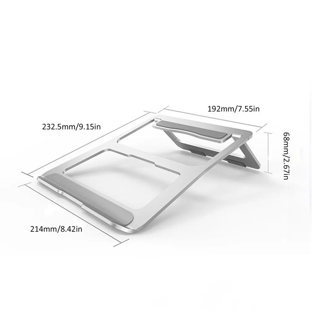 Laptop Tablet Stand Universal Adjustable Aluminium Alloy Foldable Stand Desktop Holder For Macbook 10\'\'-15.6\'\' Laptop Notbebook