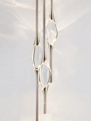 Postmodern Creative Crystal LED Chandelier Restaurant Villa Foyer Bedroom Bedside Lamp Designer Model Room Bar Table Chandelier