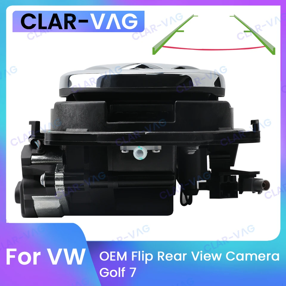 5GG827469F OEM Flipping Badge Rear View Camera MIB Parking Emblem Reversing Camera For VW GOLF 7 VII MK7 5GG 827 469F