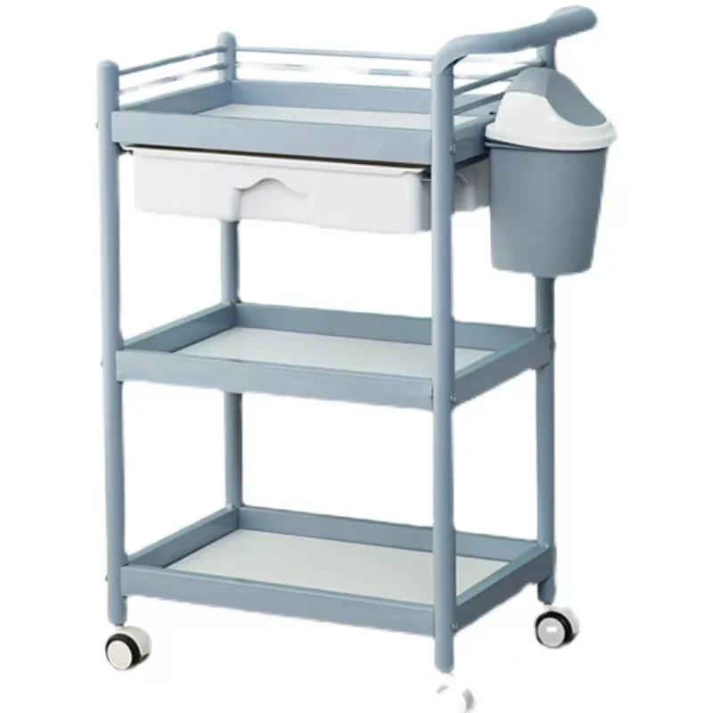 

Multifunctional Trolley Commercial with Wheels Beauty Salon Spa Hotel Cart Tier Trolley