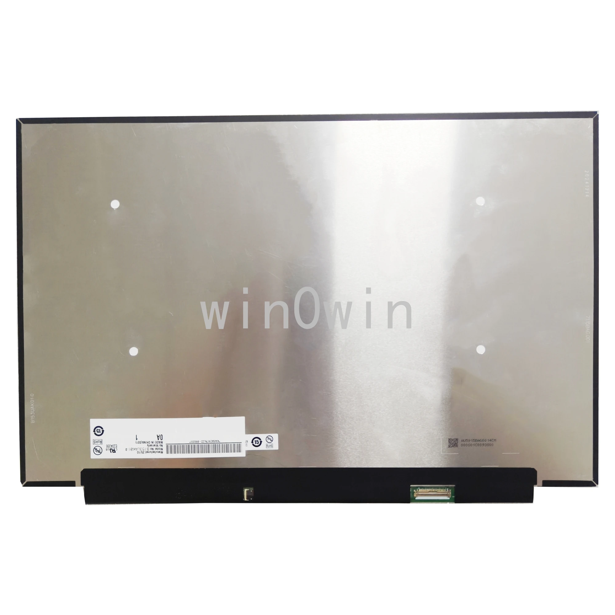 B153UAK01.0 IPS 15.3 inch Matrix Replacement Panel 1920x1200 Laptop LCD Screen