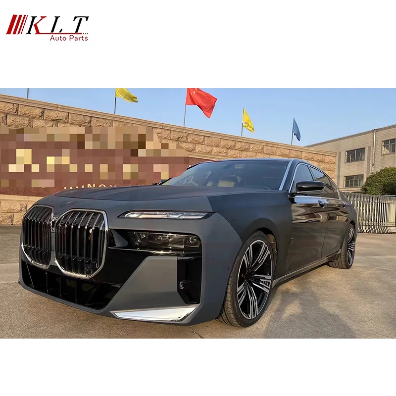 KLT High Quality for BMW 7 Series F02 2008-2015 Upgrade to New G70 2024 M Sport Style Bodykit Car Facelift Lights Bumpers Kit