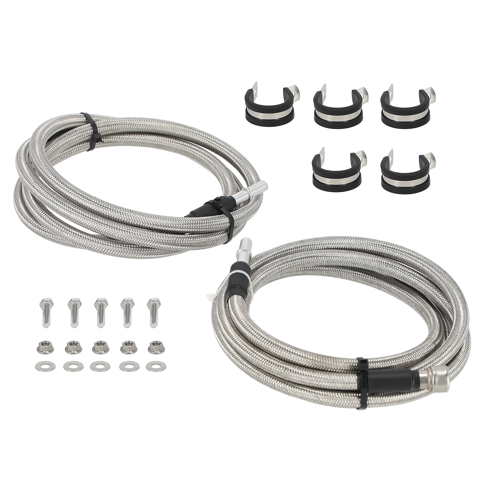 

Stainless Steel Braided Fuel Lines Kit For Silverado Sierra 1500 2500 819-816