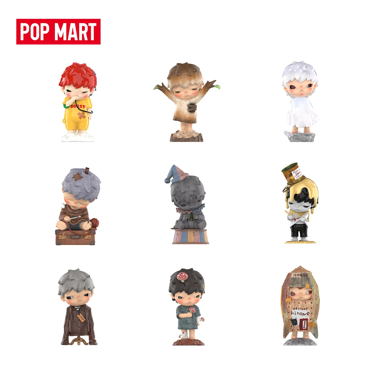 POPMART Hirono Reshape box 9個 セット POP MART HIRONO Reshape Series Figures - One Set (9 pcs) – Cool