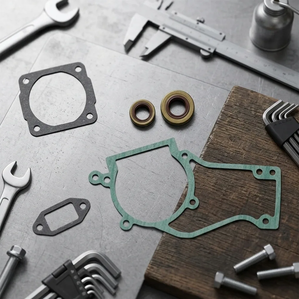 028 KET Oil Set SE 1118 007 1050 with 3 Gasket and 2 Oil Seal for Enhanced Lubrication and Equipment Longevity