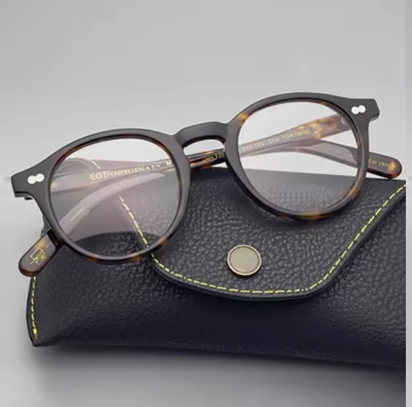 

Round Eyeglasses Frame Men Johnny Depp Lemtosh Optical Glasses Women Computer Goggles Luxury Brand Vintage Acetate Frame