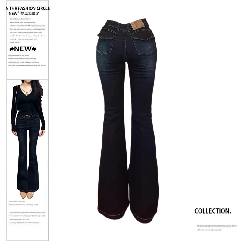 

Blue Jeans Women Y2K Hip Hop Vintage High Waisted Jeans Straight Streetwear Casual Oversized Large Size Wide Leg Denim Pants
