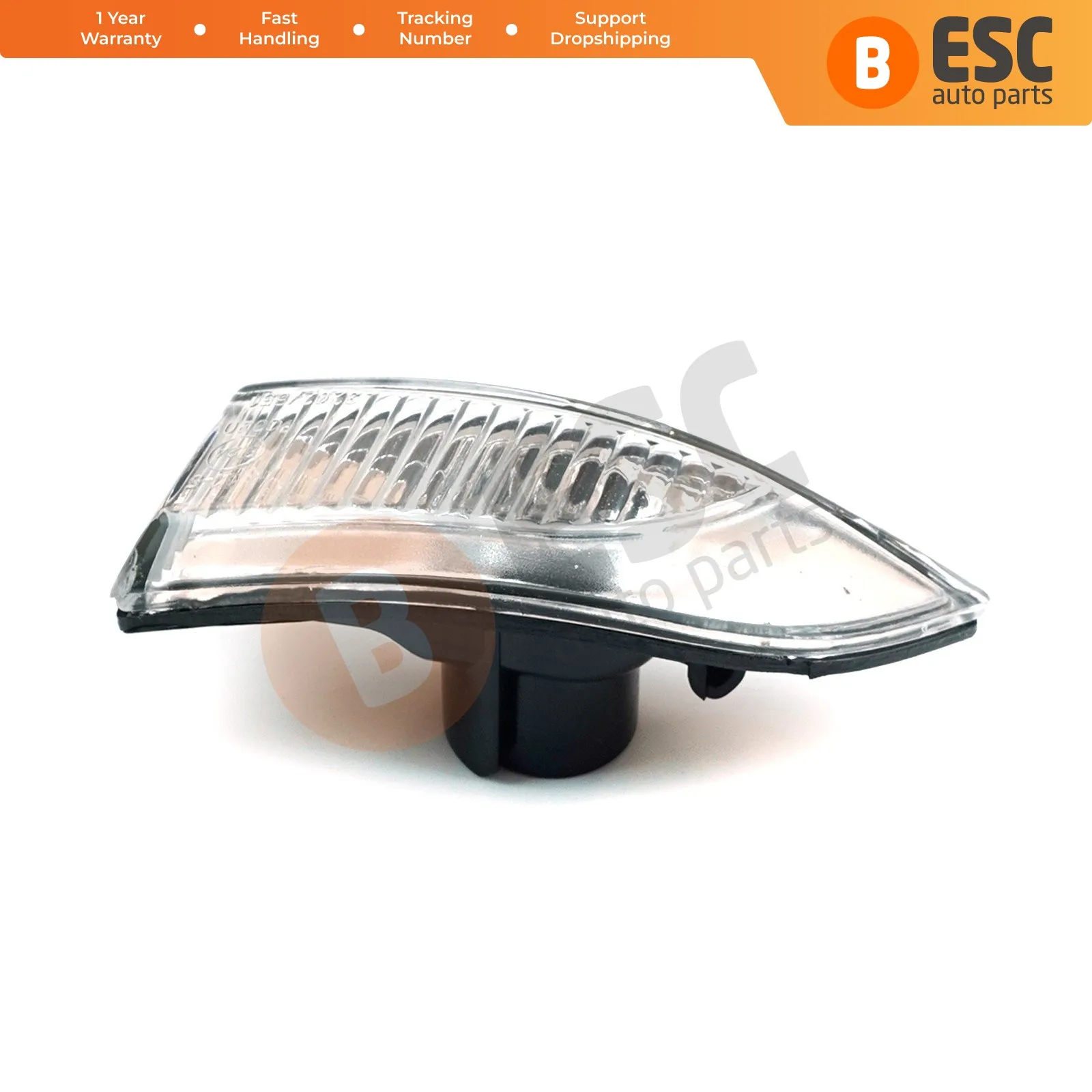 

ESC ESP602-1 Side Wing Mirror Indicator Lamp Lens Left 261656470R for Renault Megane MK3 Fluence Latitude Laguna Scenic