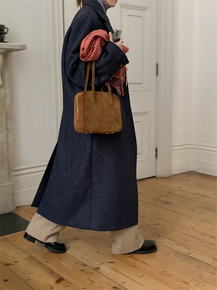 UMI MAO معطف الصوف فام لا يعود أو تبادل الأسعار شتاء جديد الكورية Dongdaemun Le *obe منتصف طول معطف الصوف سترة