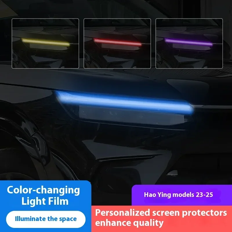 For Honda BREEZE 2025 Headlight Tint Vinyl Wrap Kit - DRL Daytime Running Light Color Change Film, Decorative Modification Stick