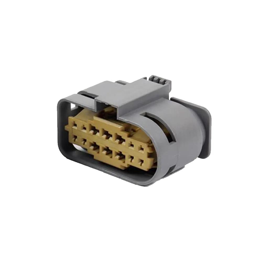 Imagem -02 - Impermeável Masculino e Feminino Fio Conector Terminal Automotivo Plug 14 Pin Socket Selo de Borracha 100conjunto Dj7141a1.2 521 100set