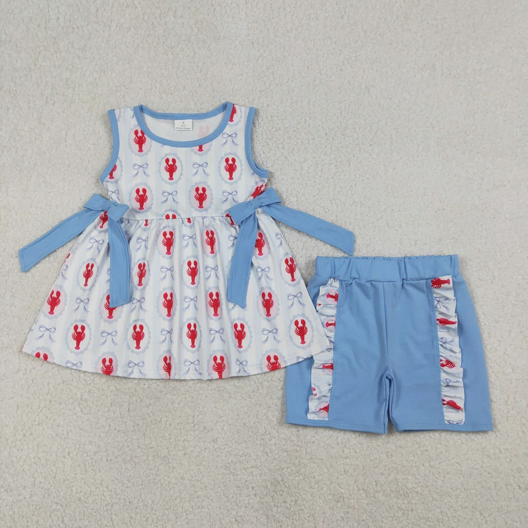 conjunto-de-roupas-para-meninas-bebe-sem-mangas-com-lacos-de-lagostim-e-shorts-azuis-para-o-dia-da-independencia