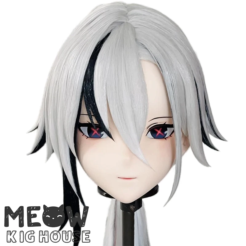 

(MEO500) Customize Handmade Full Head Lockable Crossdress Male to Female Japanese Cartoon Anime Game Character Kigurumi Mask