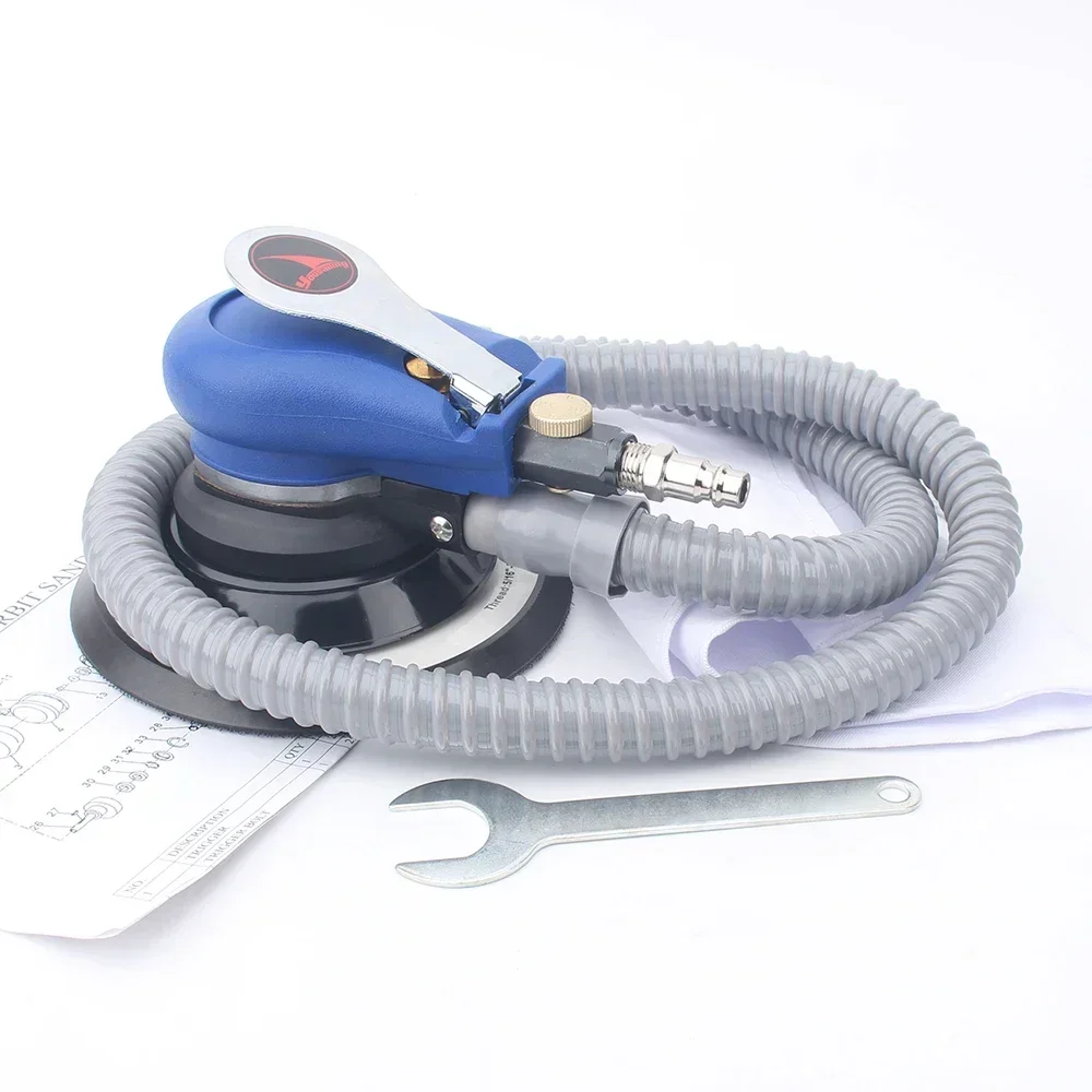 

Wholesale 6 Inches Air Sander with Vacuum 150mm Pneumatic Polisher 6" Sanding Machine 4.8mm Orbit