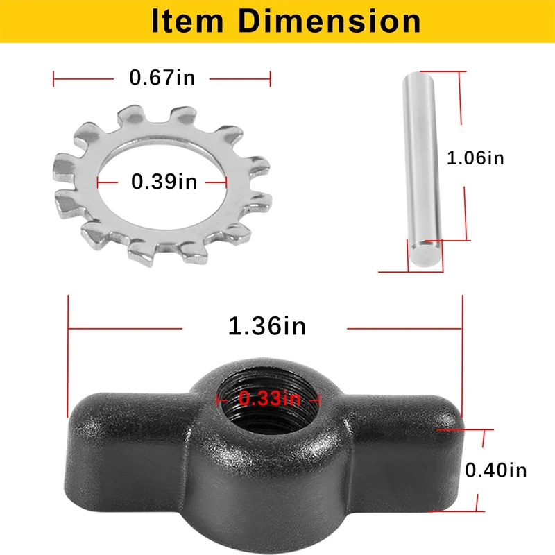 MKP-10 1865011 Prop Nut Kit B (1/2