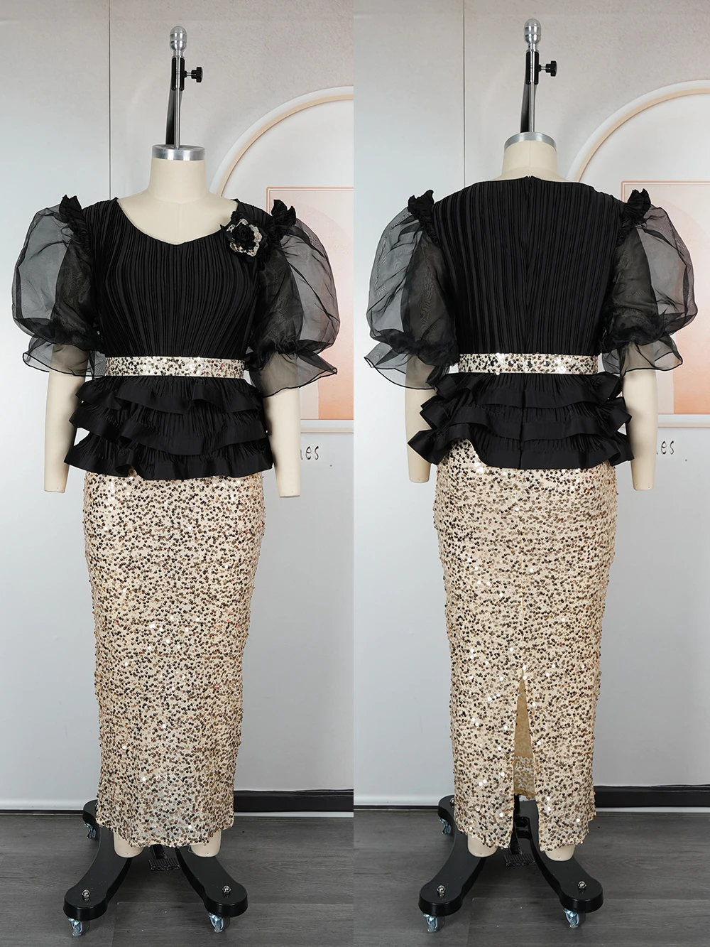 Elegant Women Party Dresses Wedding Prom Evening Gowns Birthday Luxury Dress African Dashiki Sequin Clothes Dubai Turkey Costume