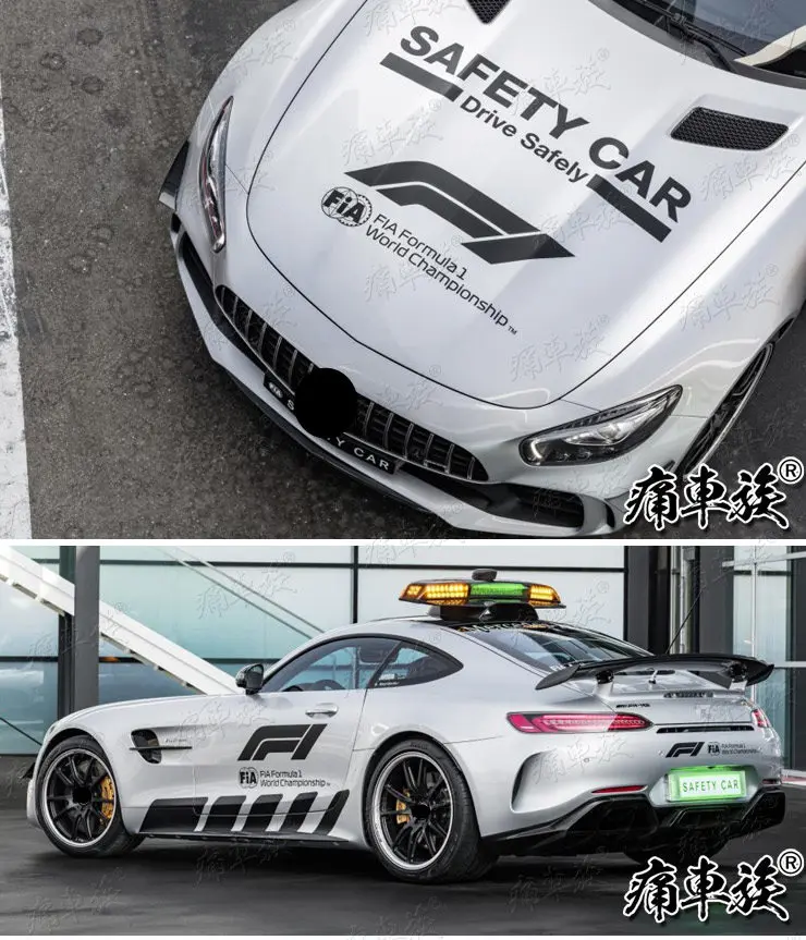 

Accesorios Para Auto Car Stickers Voitures Accessoire For Mercedes Amg Gtr 2018 Modification Stickers Racing Decorative Stickers