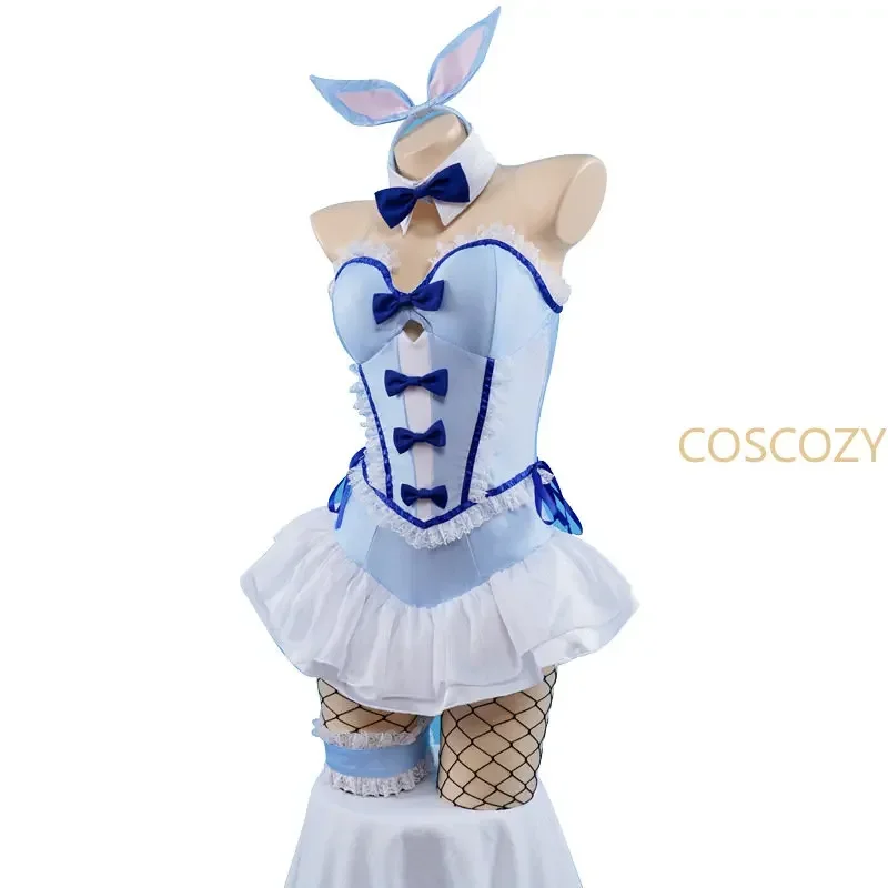 Coscozy store my dress-up 020 Kitagawa Marin cosplay blue bunny girl Marin Kitagawa wig bunny ear cosplay costume baby outfit G1
