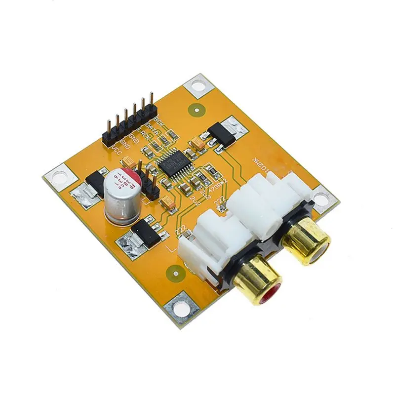 X12A-PCM5102A DAC Decoder I2S Player Board 32 Bit 384K Audio Output, PCM5102 Compatible For Raspberry Pi Running On DC 5V- 10V