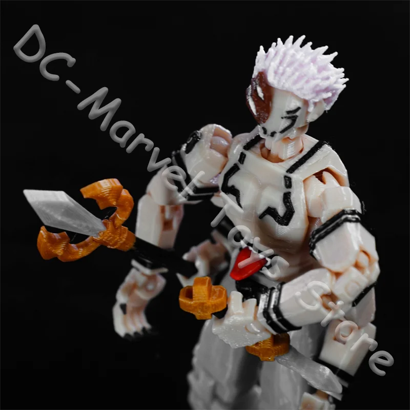 3d พิมพ์ Jujutsu Kaisen Sukuna อะนิเมะ Multi - Jointed Shapeshift ของเล่นตัวเลขการกระทํานางแบบของขวัญที่กําหนดเองของเล่น