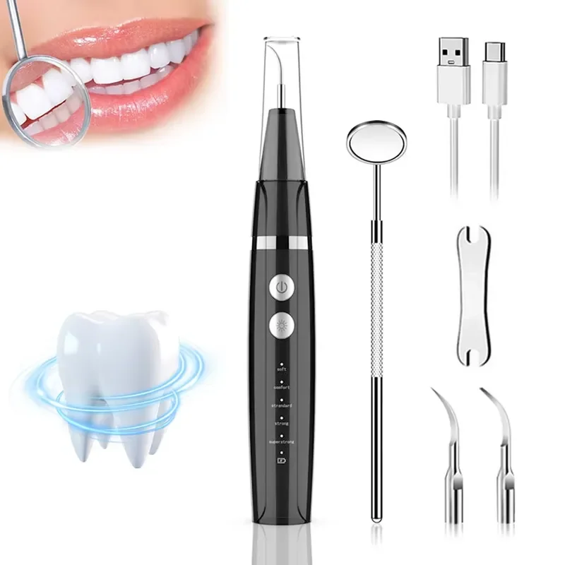 2023 New T13 Pro Home Teeth Dental Tartar Scaler Visual Calculus Plaque Remover Electric Portable Ultrasonic Tooth Cleaner