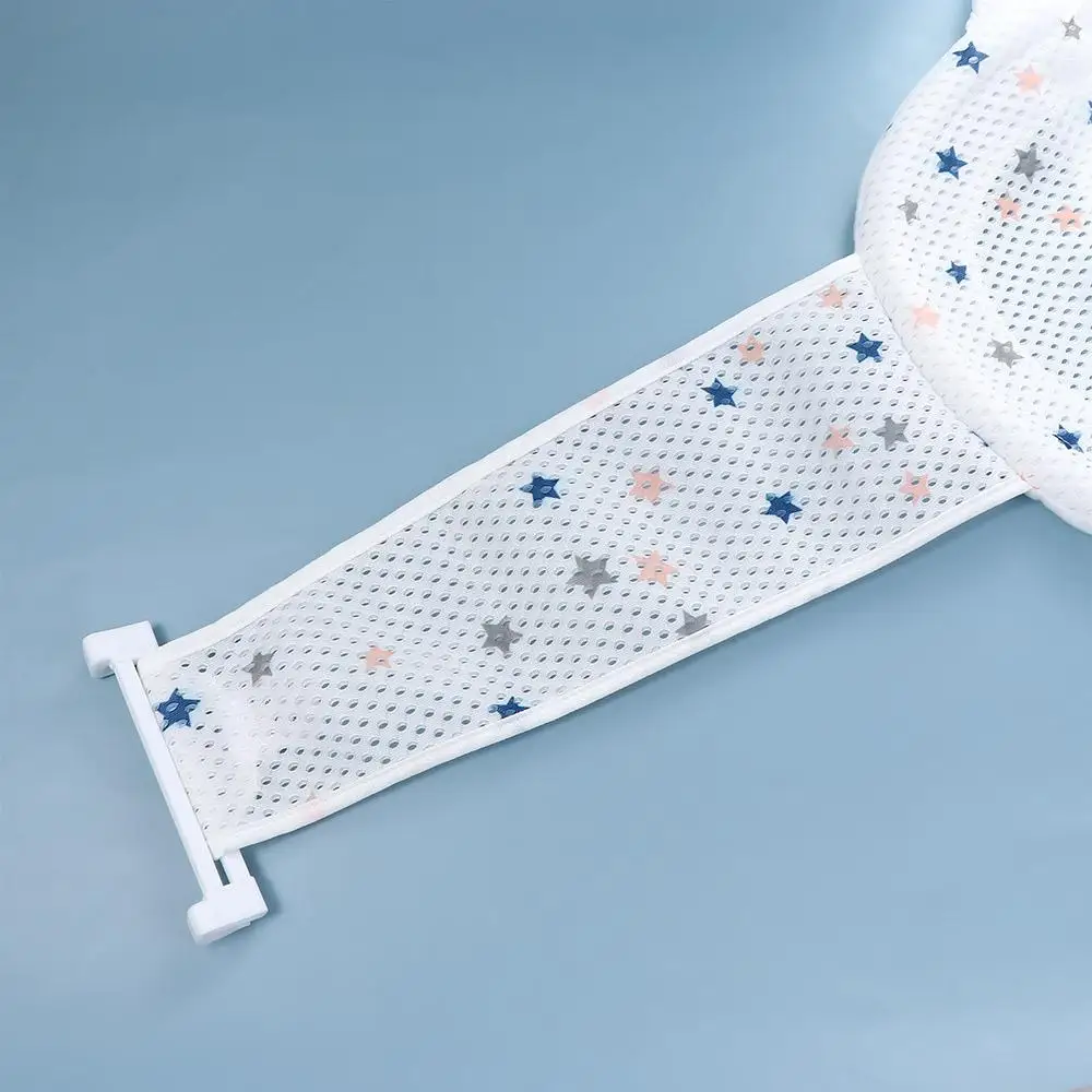 وسادة شبكية قابلة للطي وغير قابلة للانزلاق لأحواض الأطفال ومقعد حوض الاستحمام على شكل متقاطع #5