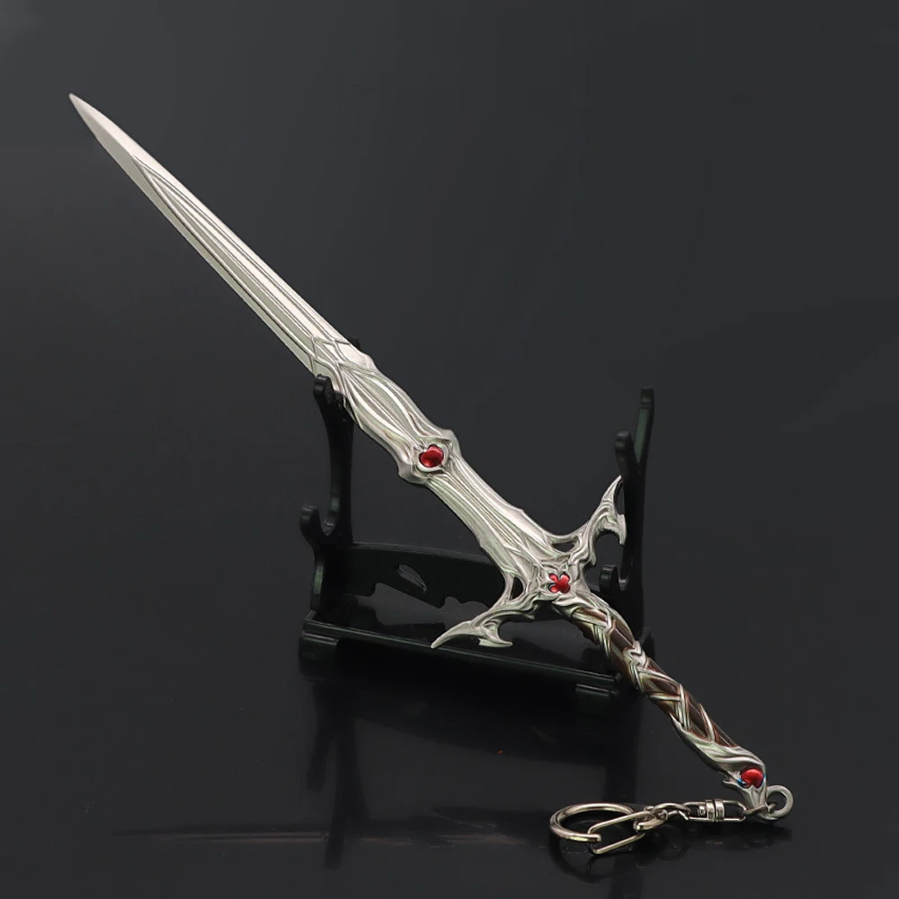 Baldur's Gate Game-Themed Weapon Model Toy, Githyanki Longsword, 22cm/8.66 inches, Non-Sharp, Zinc Alloy Metal Blade, Rust-Proof