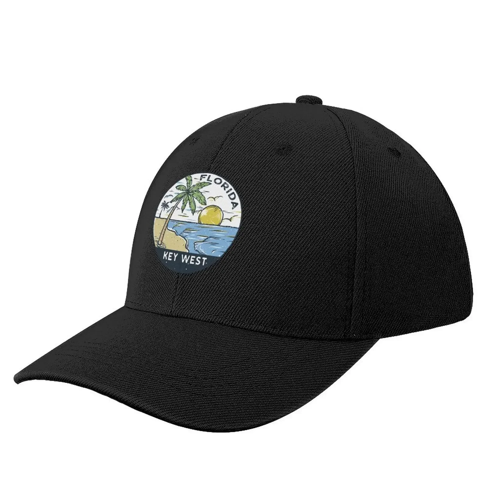 

Key West Florida Vintage Baseball Cap custom Hat funny hat Mountaineering Caps For Men Women's