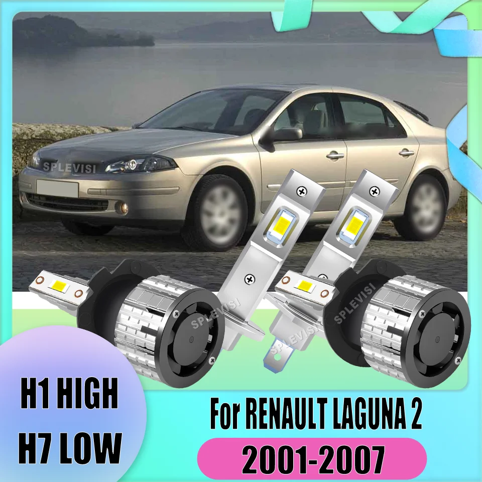

LED Headlights Hi Low Beam Replace – High Heat Dissipation – Longevity For RENAULT LAGUNA 2 2001 2002 2003 2004 2005 2006 2007