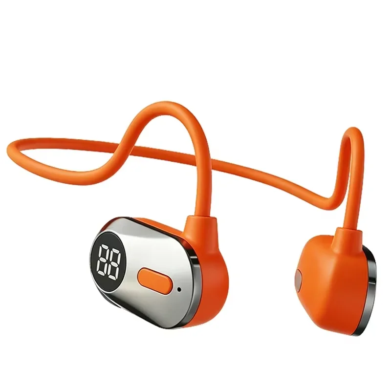 VV11-NEW Ear Hook Wireless Sports Headphones Auriculares Open Ear Earphones Against-the-ear Headset for Running Driving Fitness
