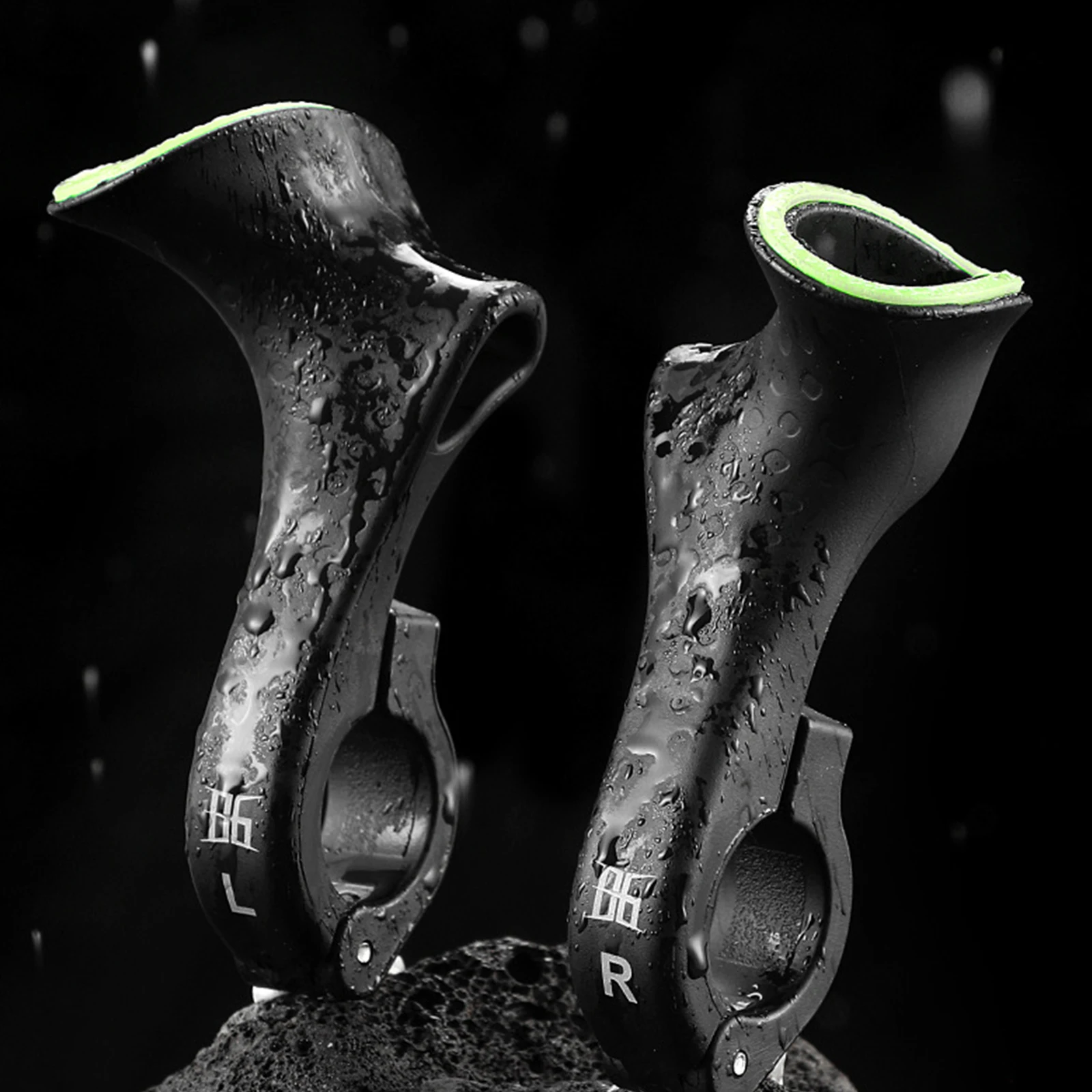 Poignées fluorescentes pour vélo de montagne, imperméables, réglables, pour guidon de selle, poignées intérieures pour guidon de vélo, accessoires de cyclisme sur route VTT