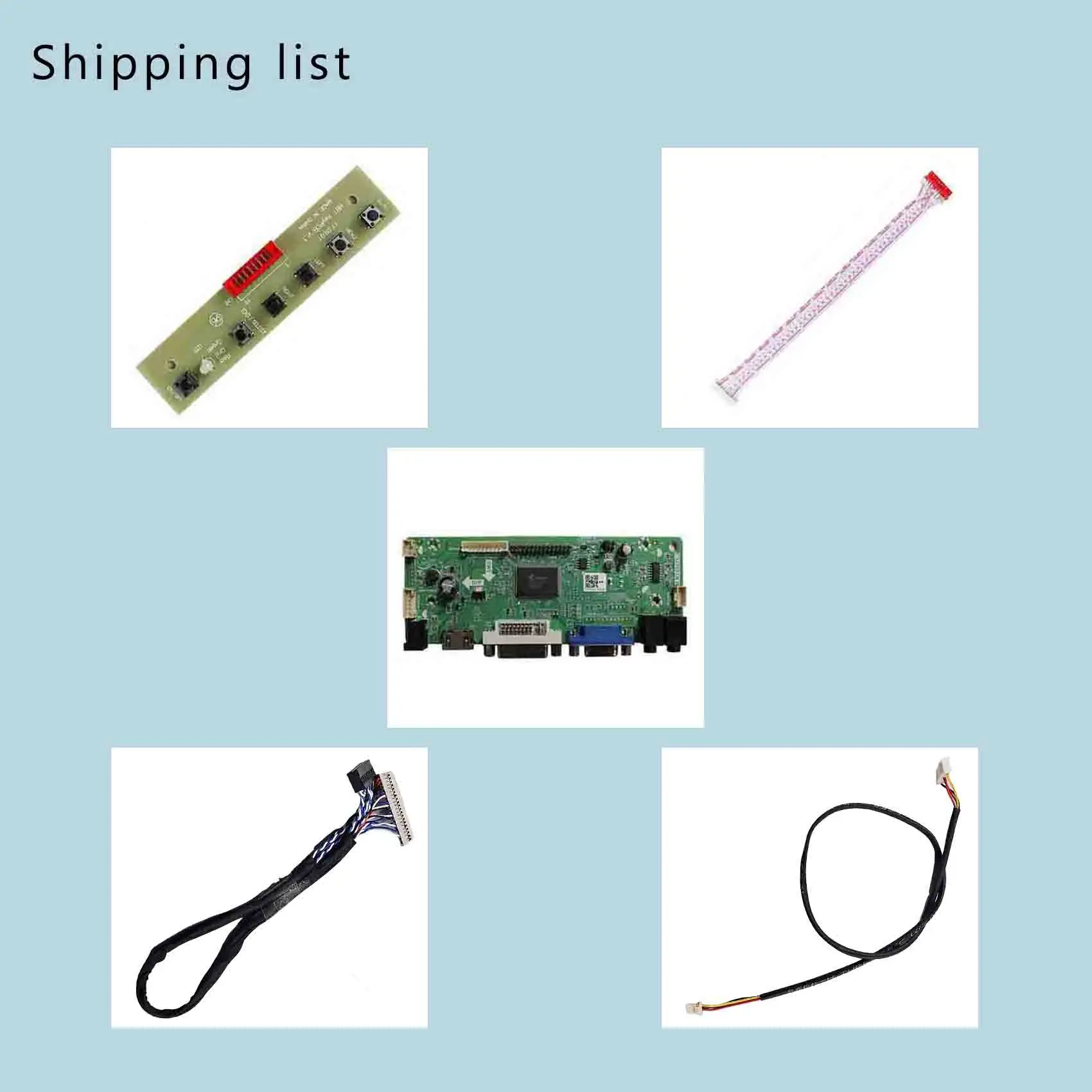 HD مي مجلس LCD تحكم LCD سائق عرض مجلس G150XGE 1024x768 LCD شاشة HD MI VGA DVI مجلس