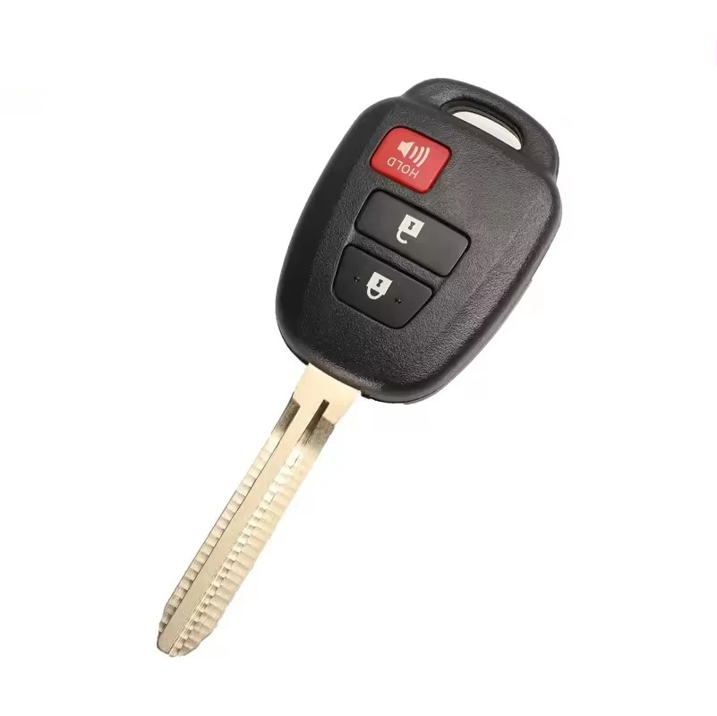 New Remote Car Key Shell Case Fob Cover For Toyota CAMRY 2012 2013 2014 2015 Corolla 2014 2015 With TOY43 Blade view 2