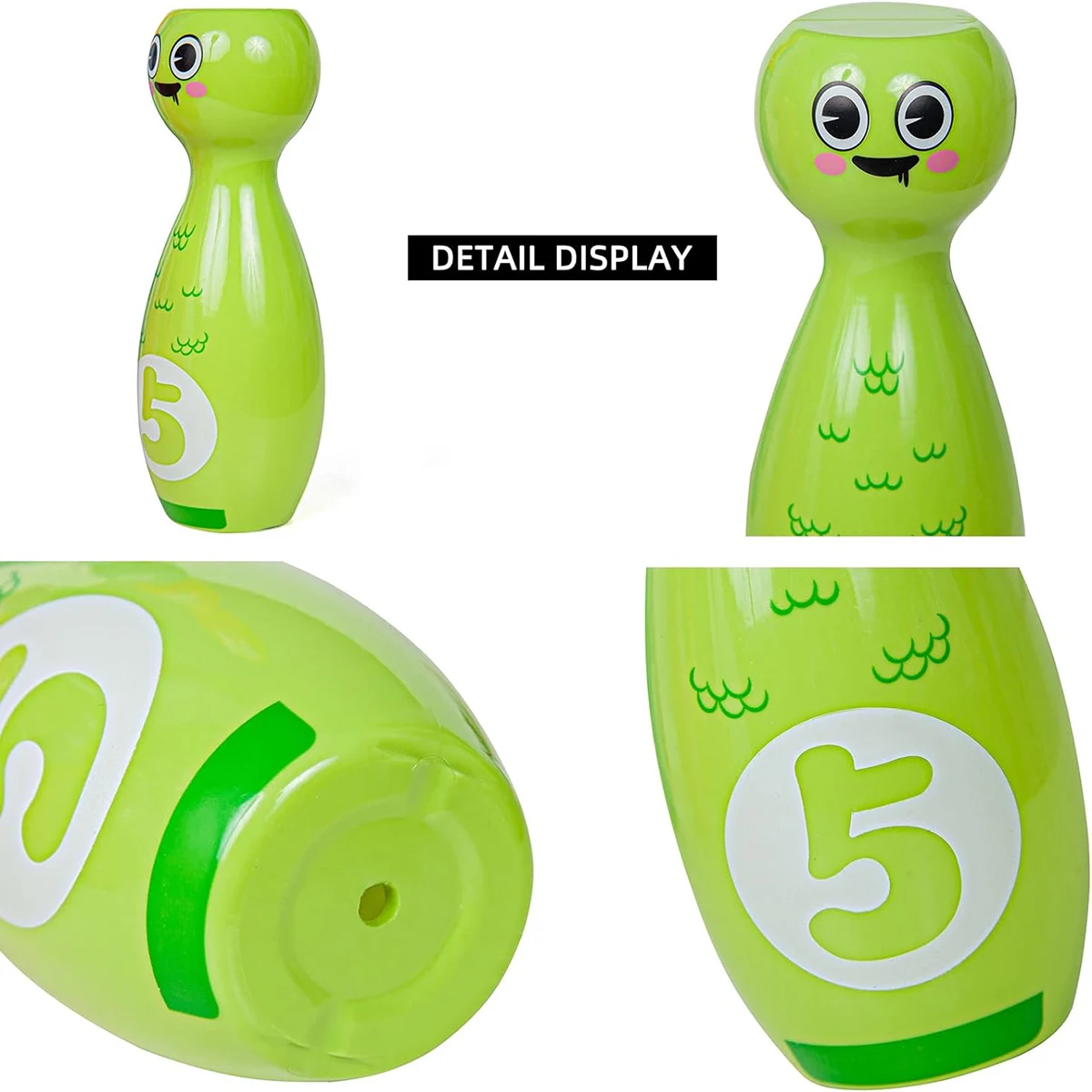 Children's Bowling Toy Set, Indoor and Outdoor Sports Toys, Stacked High Digital Arithmetic Multifunctional Toys
