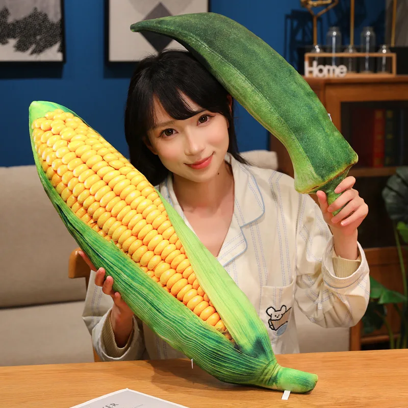 Creative Huge Simulation Cucumber Plush Pillow Toy Soft Stuffed Plants Vegetable Plushies Doll Cushion Cute Soft Kids Girls Toys