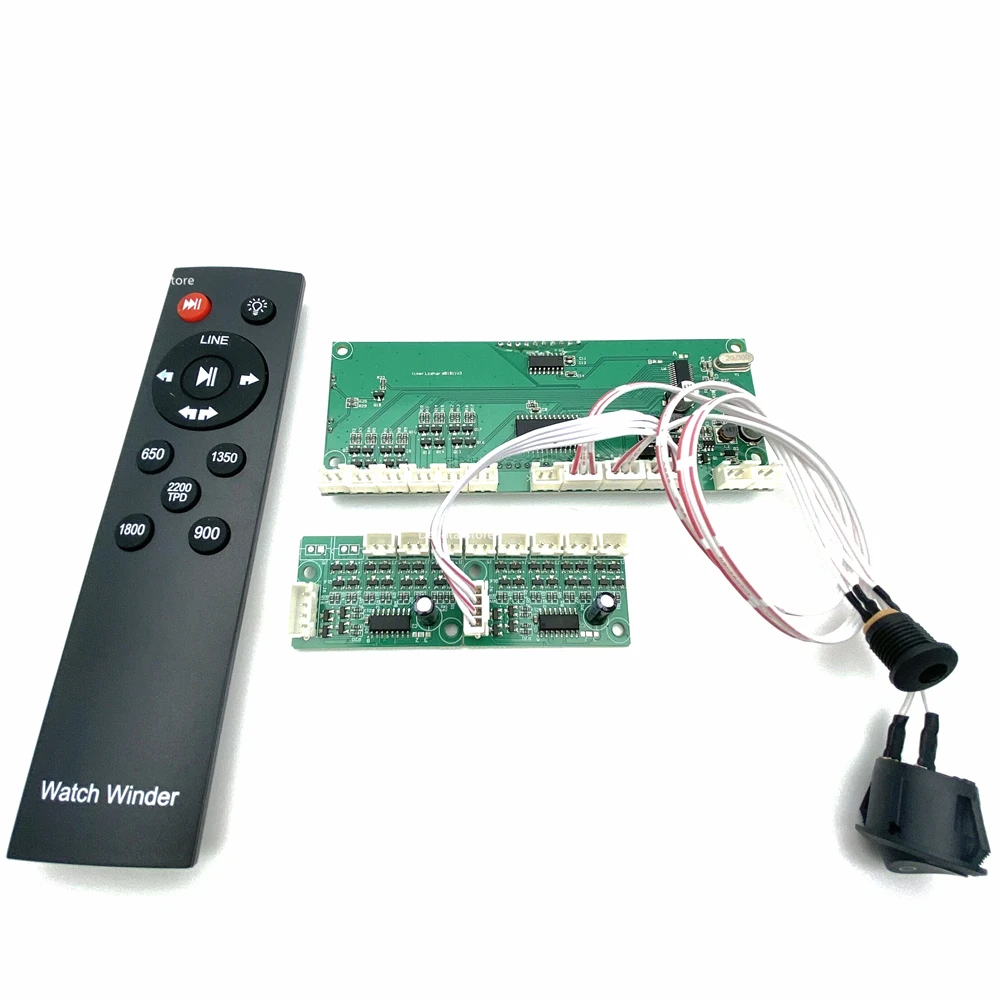 Imagem -05 - Assista Exibição Winder para Peças de Controle Remoto Lcd Display de Cristal Líquido Placa de Circuito Faça Você Mesmo Peças para 1-9 Motor 12 Motores 5v